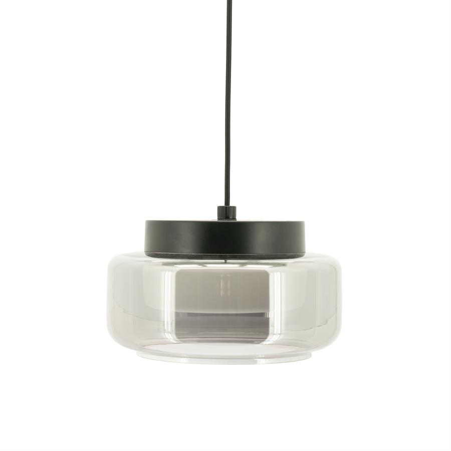 Hanglamp Pivot - Grijs - Ijzer & glas - By Boo