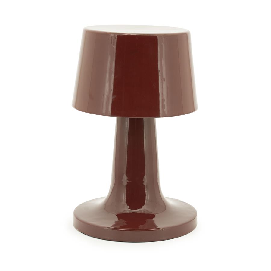Tafellamp Alvo - Rood - IJzer - 22x22x35 cm - By Boo