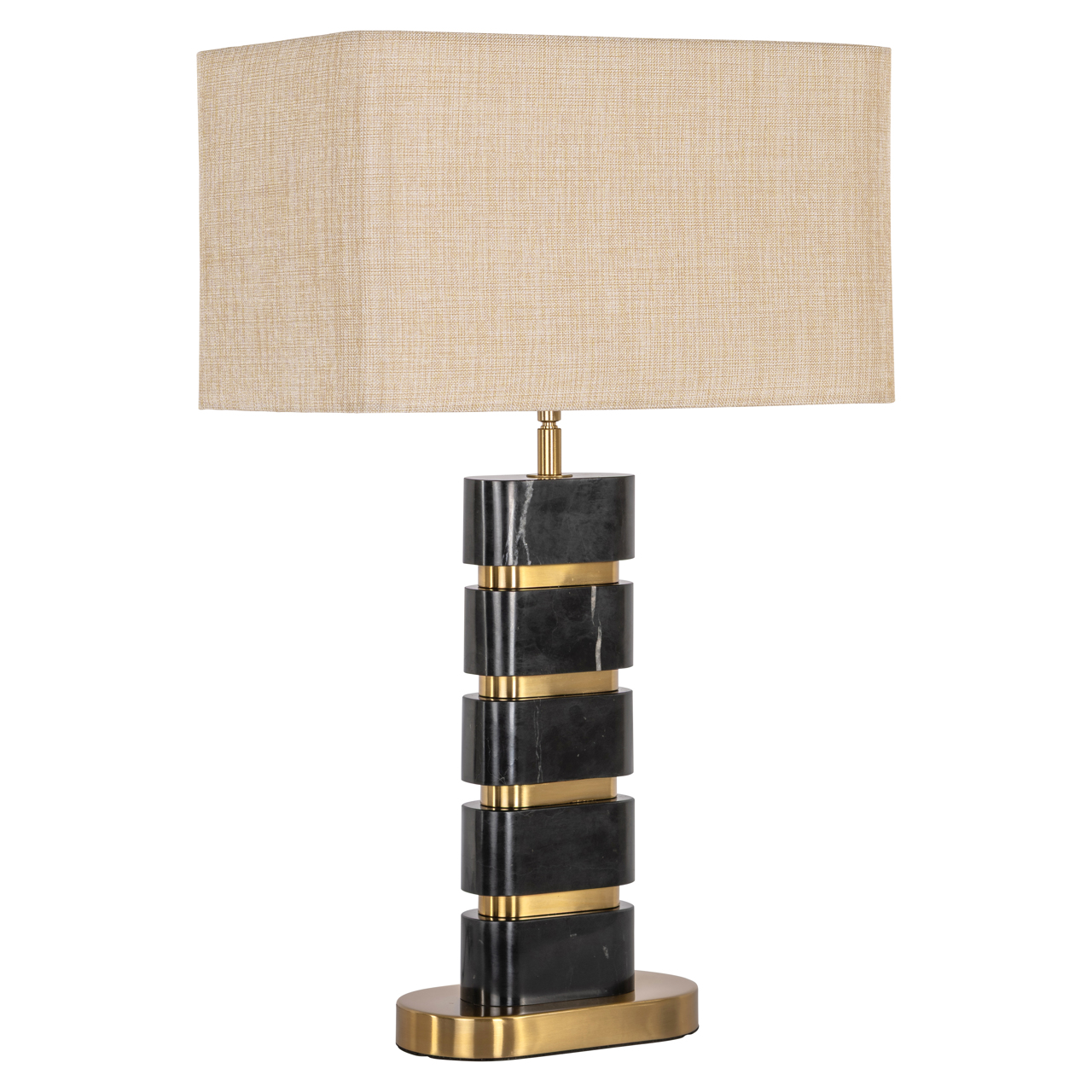 Tafellamp Levina - Black - Metaal - Richmond Interiors