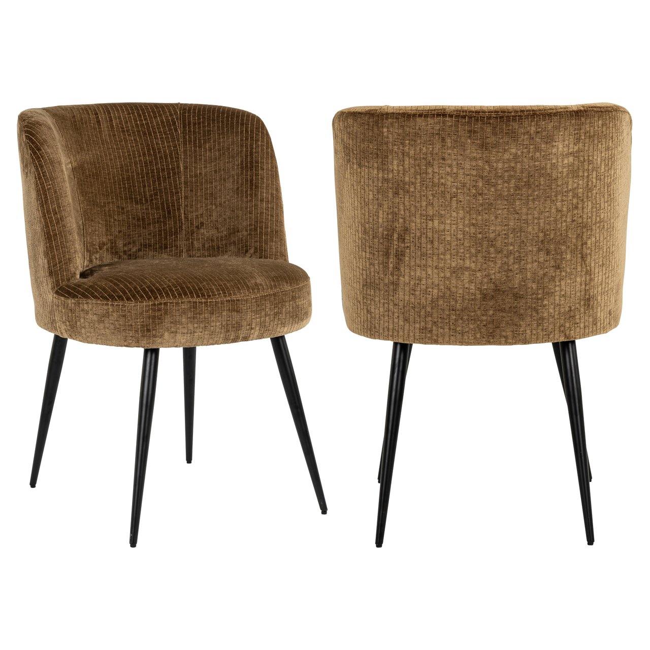 Eetkamerstoel Morton - Olive - Stof - Richmond Interiors