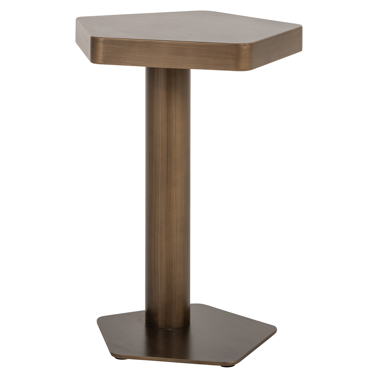 Bijzettafel Hexa - Brushed Gold - Metaal - Richmond Interiors