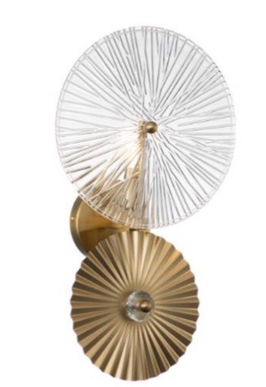 Wandlamp Otis - Brushed Gold - Metaal - Richmond Interiors