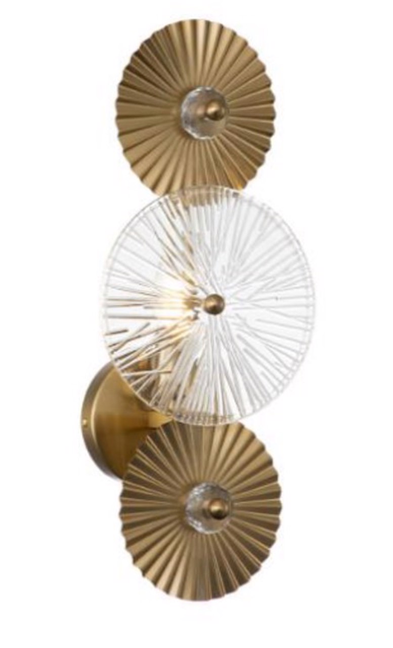 Wandlamp Aidan - Brushed Gold - Metaal - Richmond Interiors