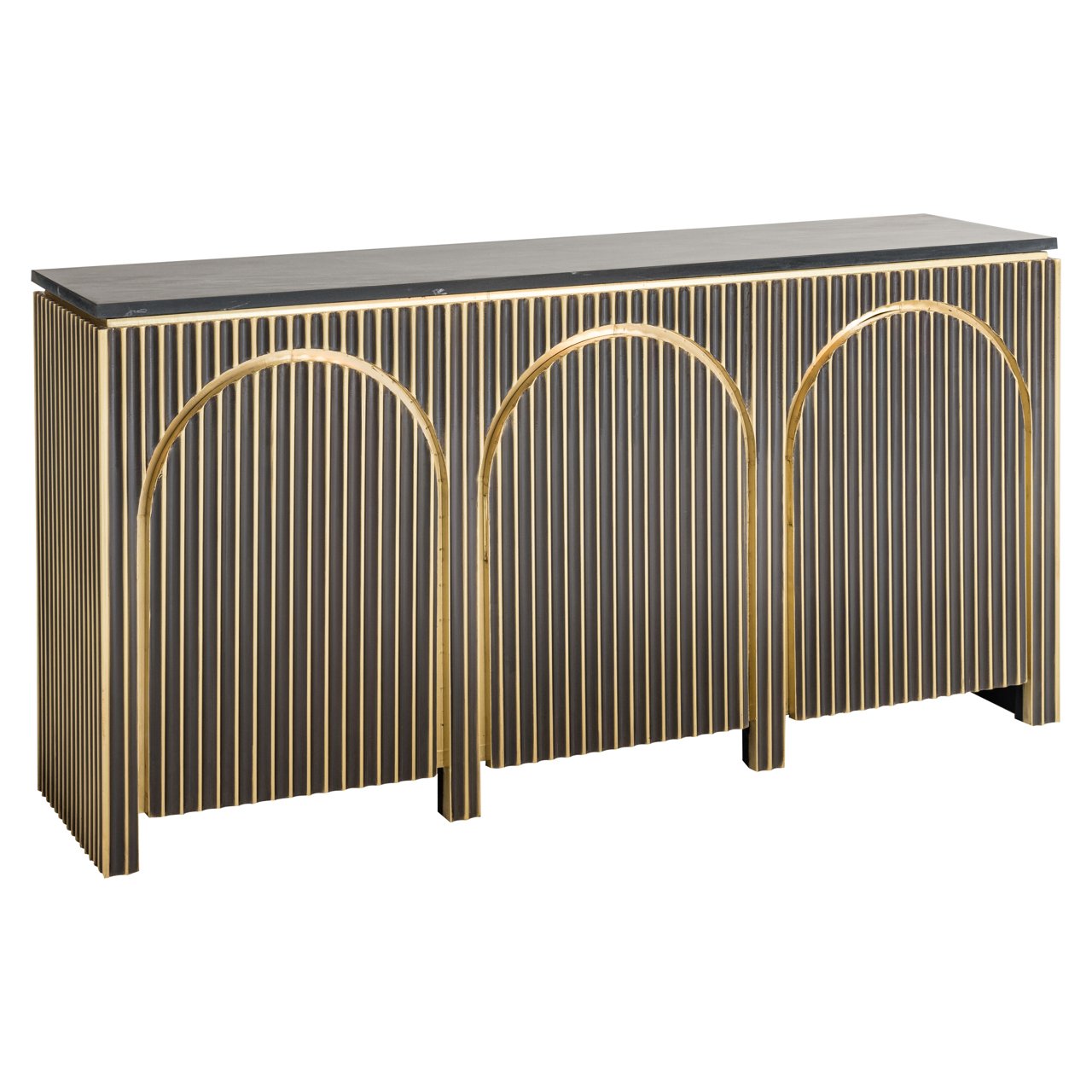 Dressoir Les Arcs - Brushed Gold - Metaal - Richmond Interiors