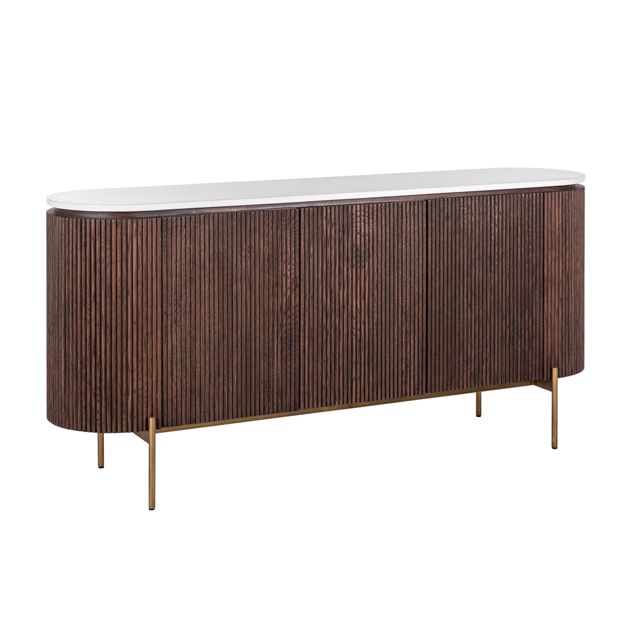 Dressoir Barkley - Brushed Gold - Metaal - Richmond Interiors