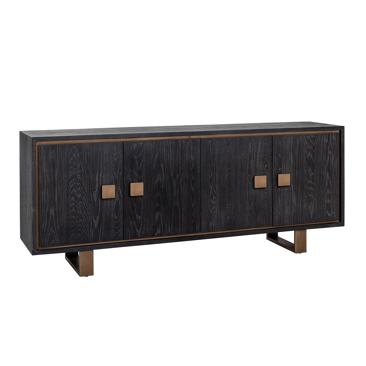 Dressoir Hunter - Rustic Black - Hout - Richmond Interiors