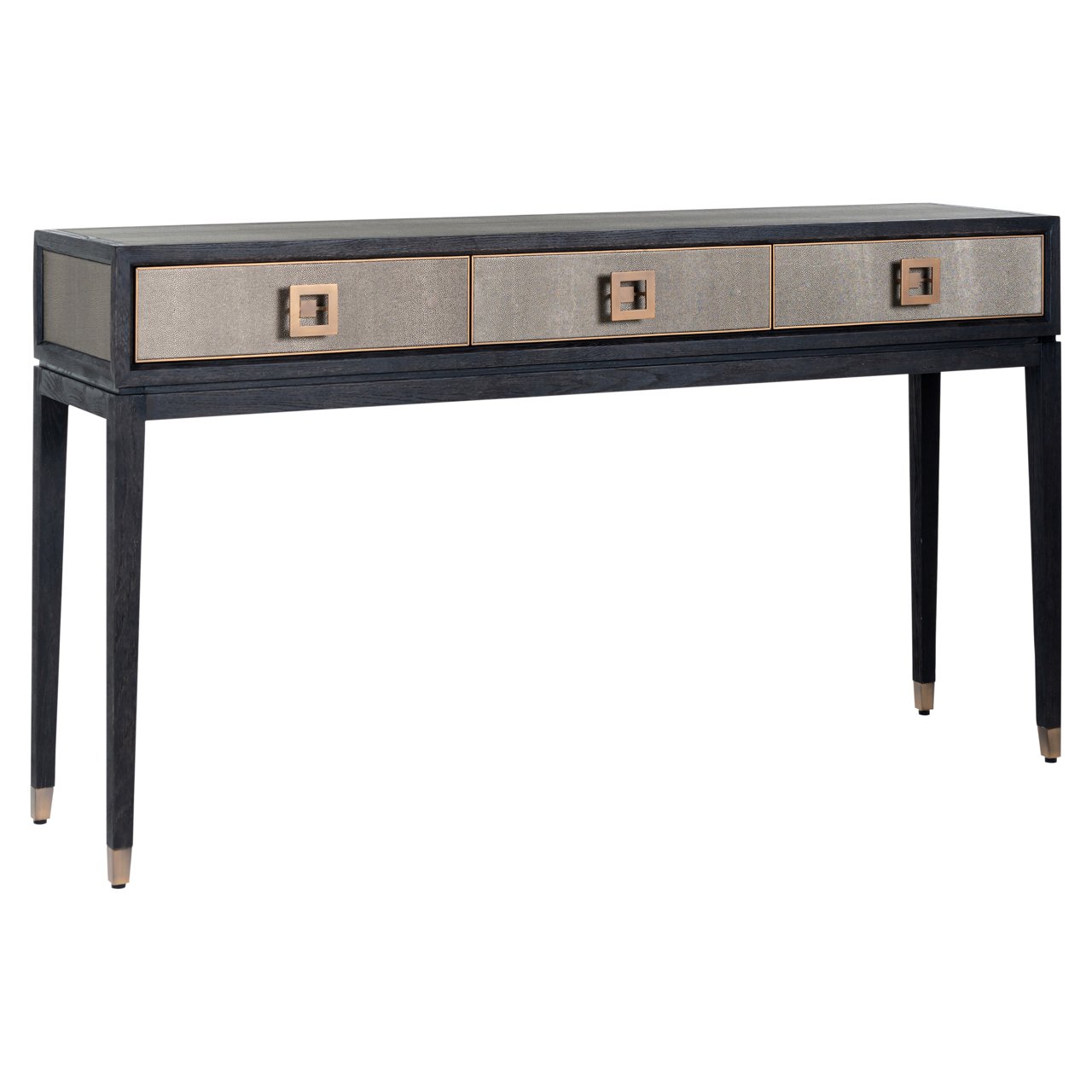Sidetable Bloomville - Brass Shagreen - Metaal - Richmond Interiors