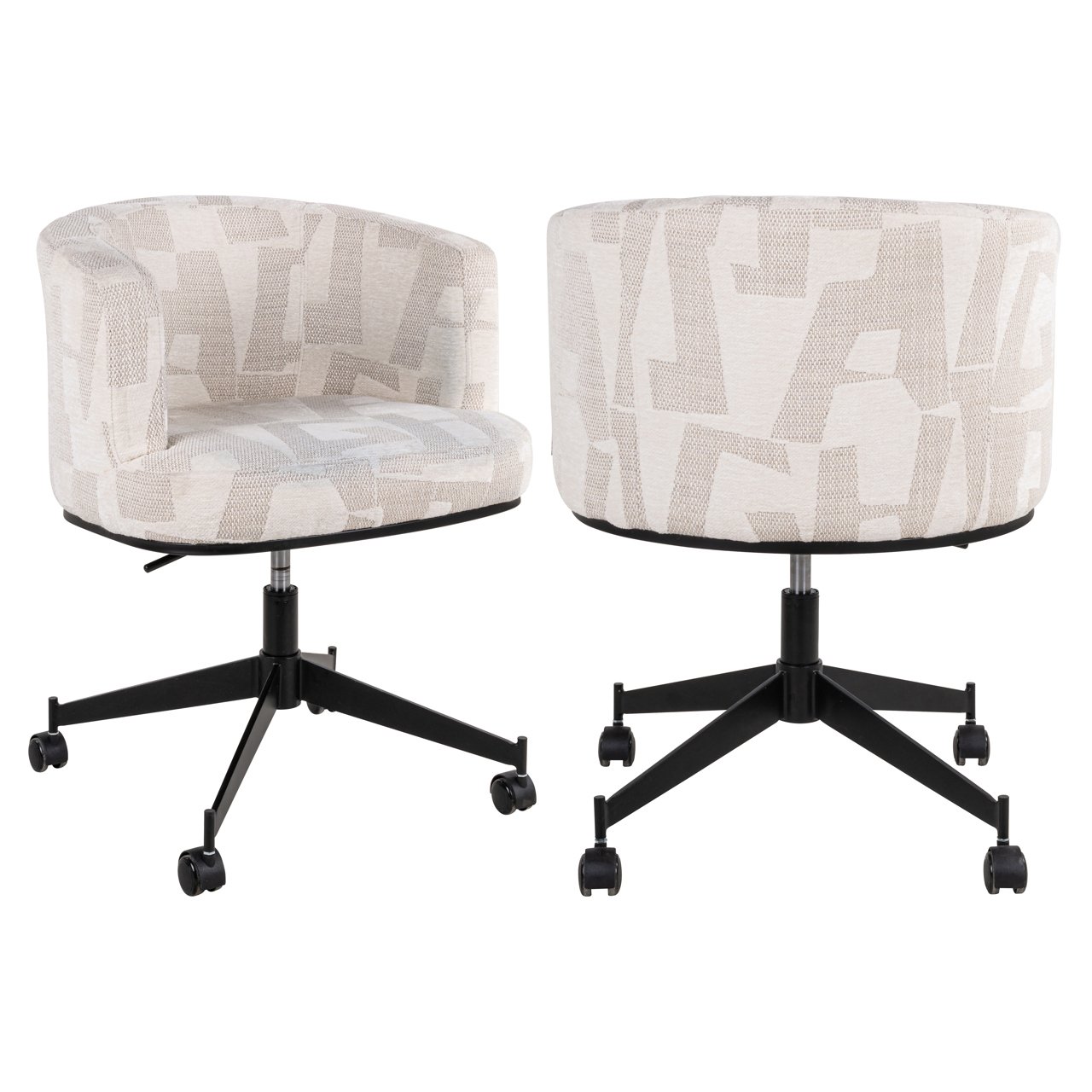 Eetkamerstoel Rochenne - Beige - Stof - Richmond Interiors