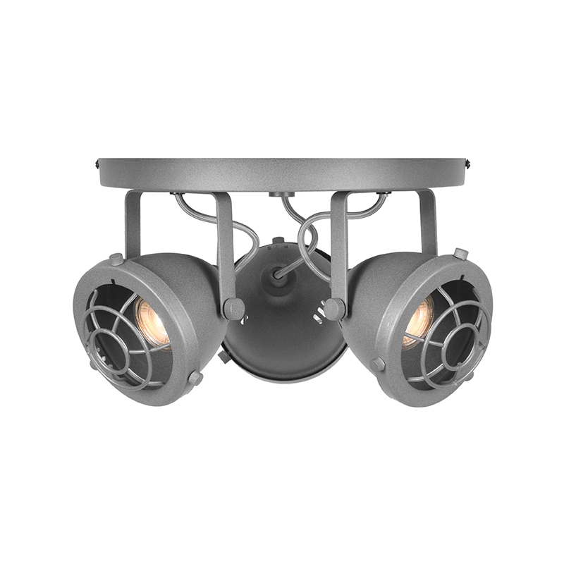 Spot Altena - Concrete - Metaal - 3-Lichts - Industrieel - LABEL51