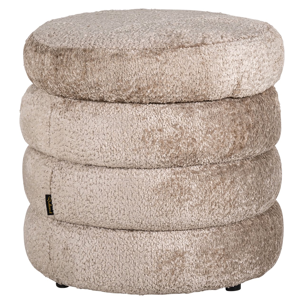 Poefs Adele - Natural - Geweven - Richmond Interiors
