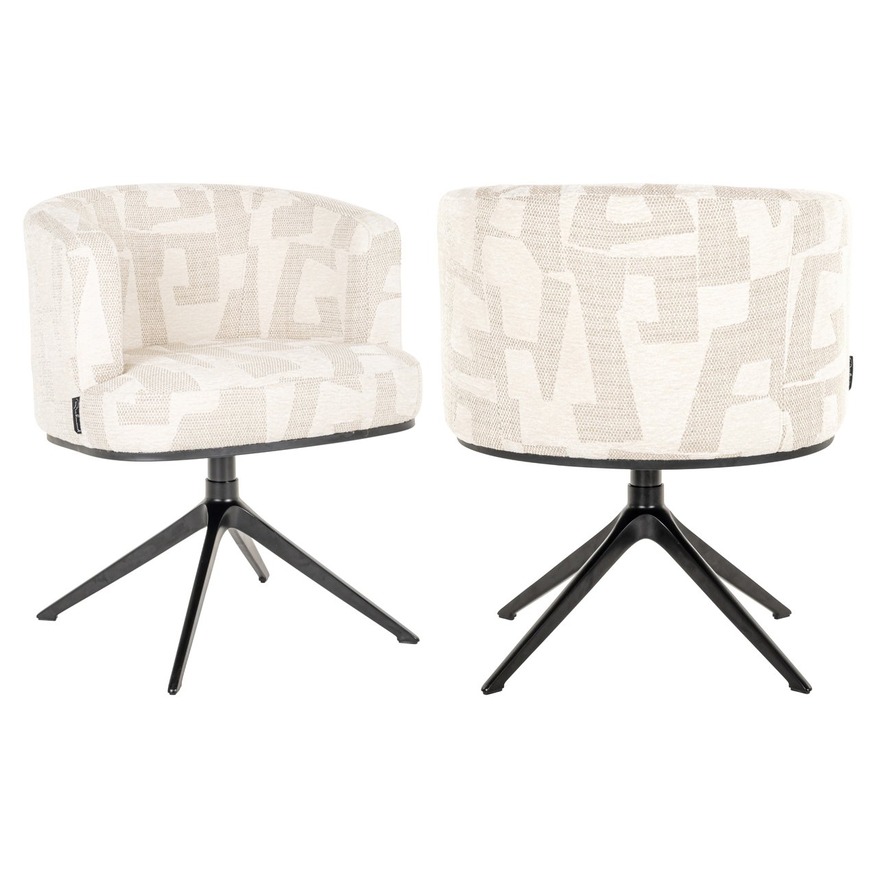 Eetkamerstoel Cheyenne - Beige - Stof - Richmond Interiors