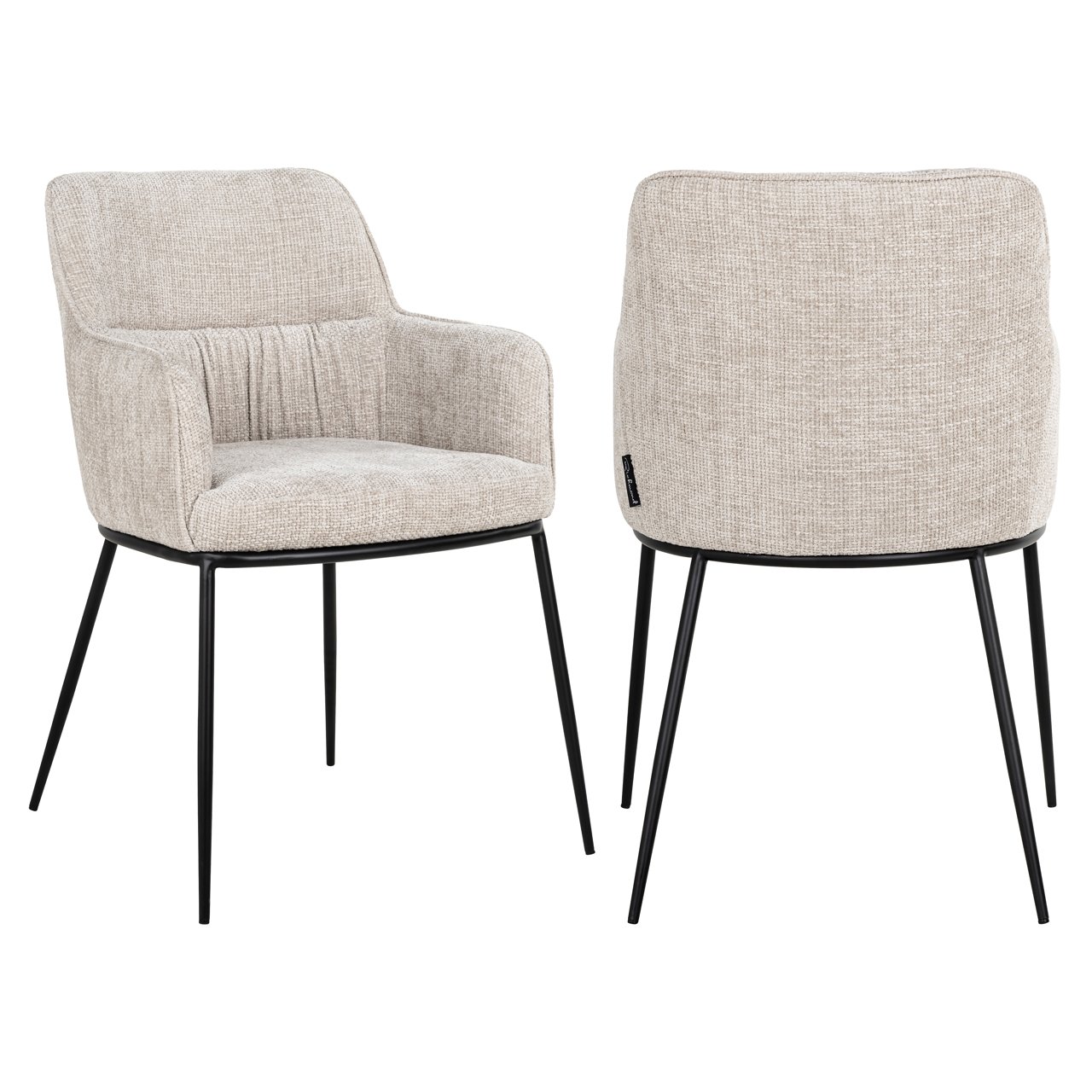 Eetkamerstoel Bella - Natural - Stof - Richmond Interiors