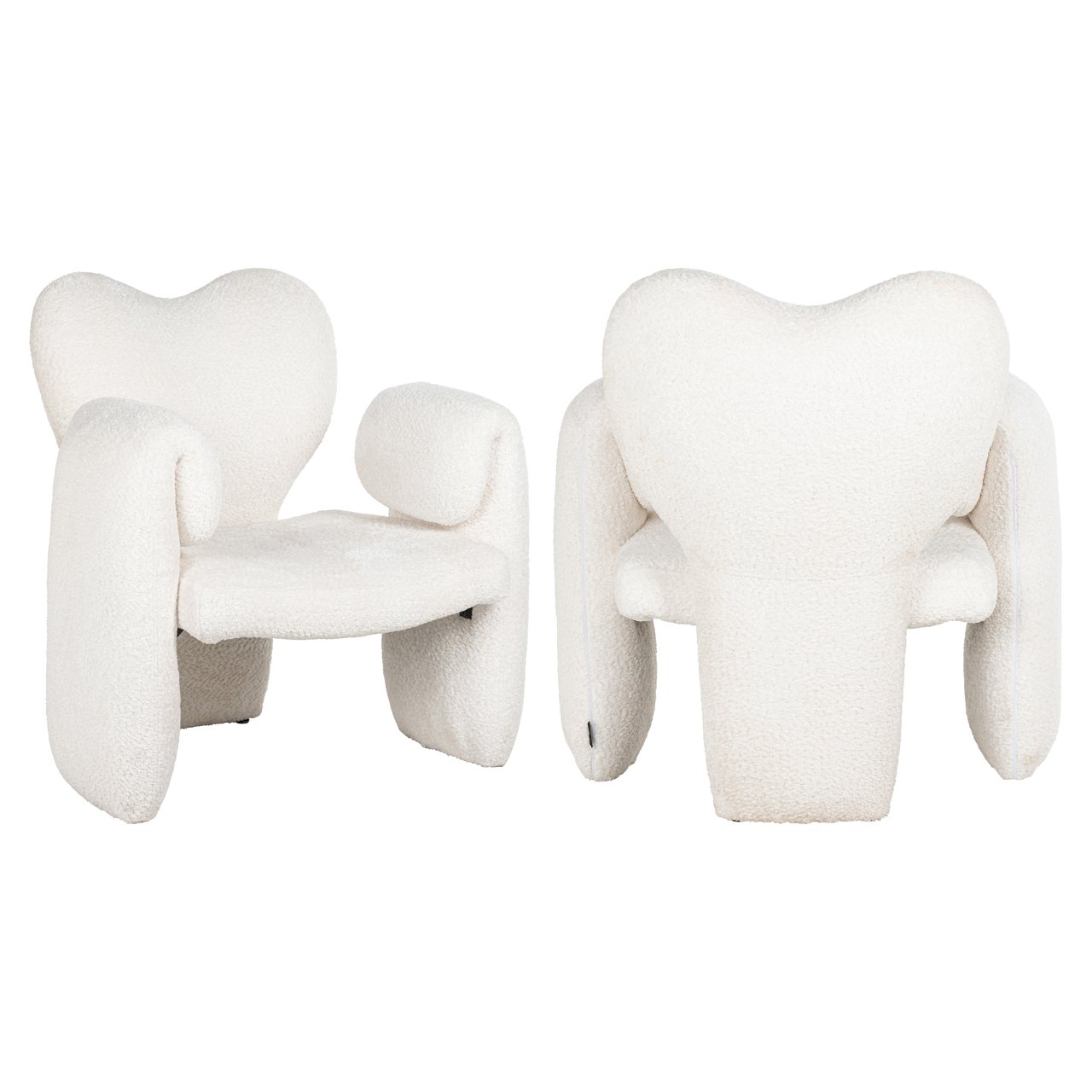 Eetkamerstoel Didi - White - Stof - Richmond Interiors