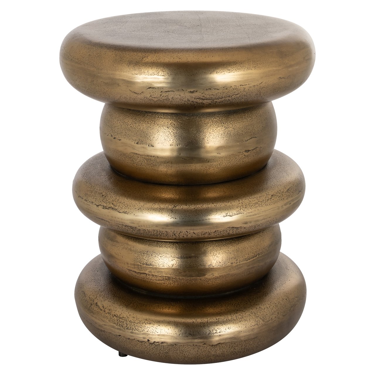 Bijzettafel Ela - Brushed Gold - Metaal - Richmond Interiors