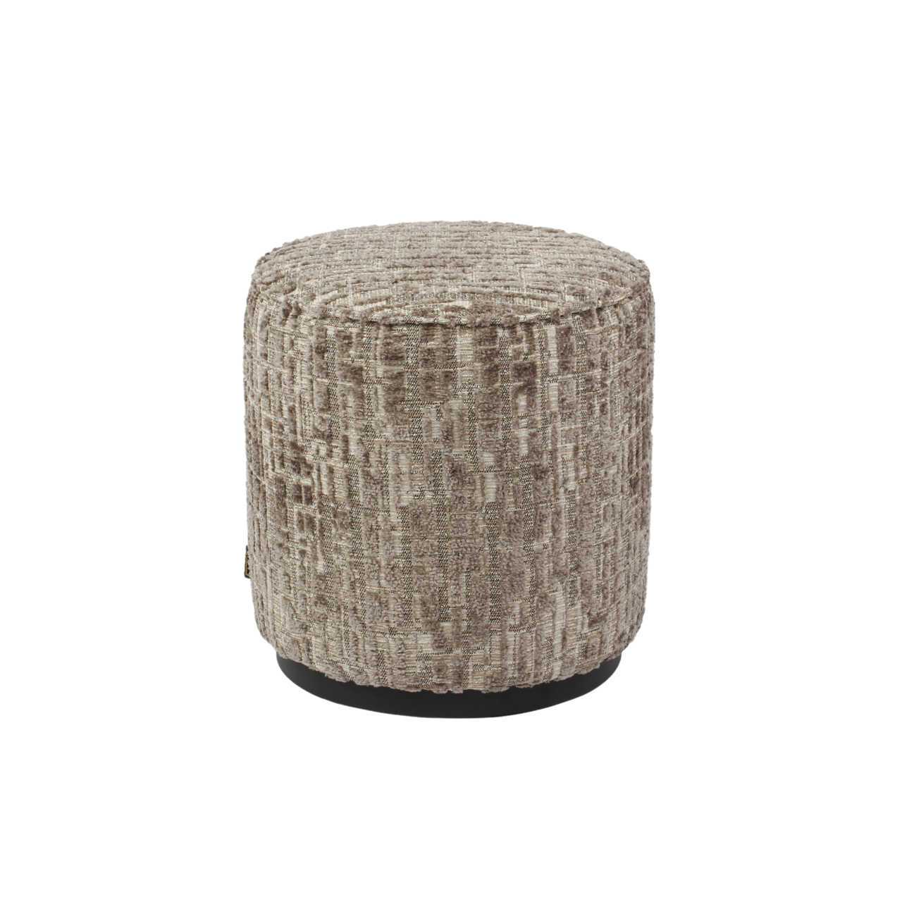 Poefs Lexie - Greige - Geweven - Richmond Interiors