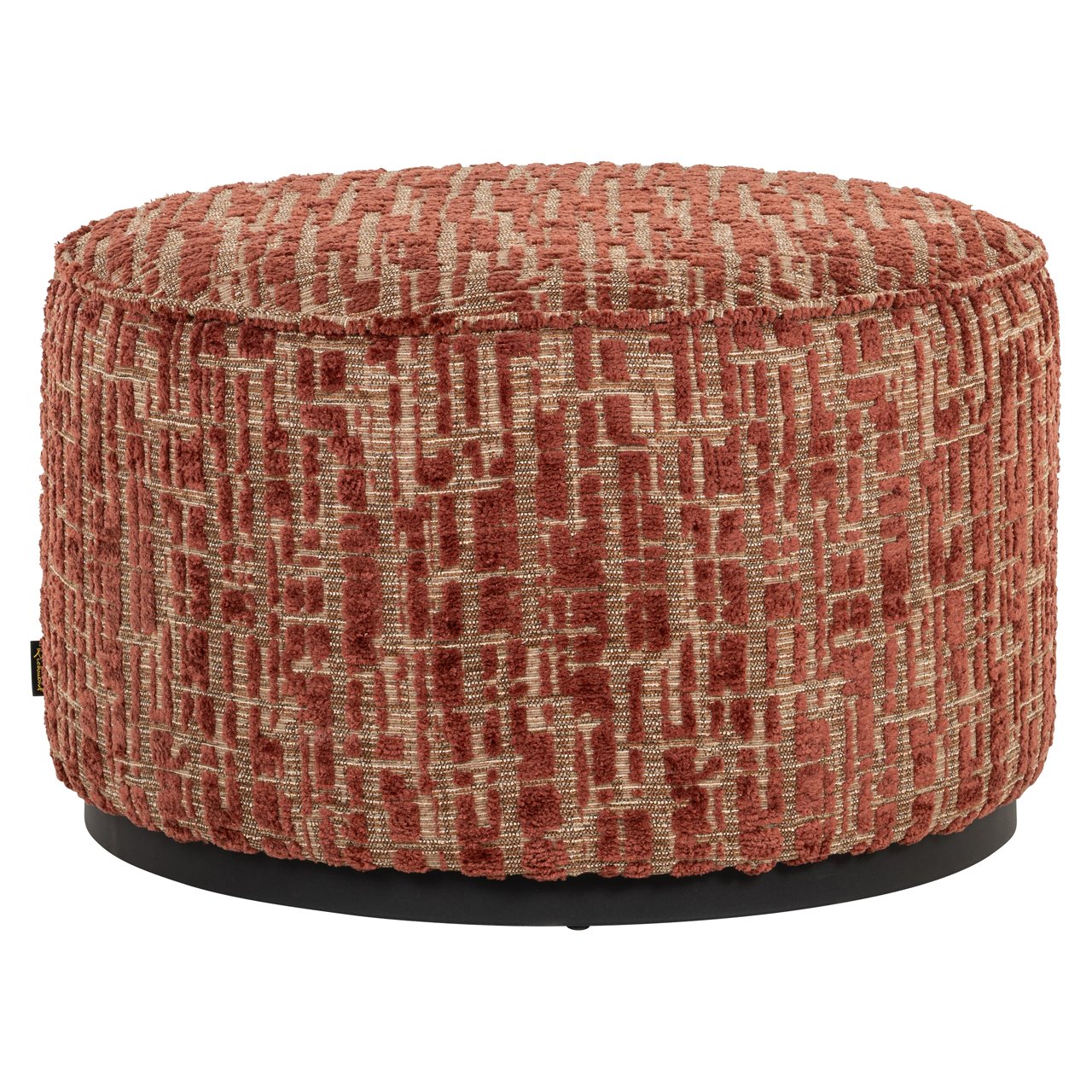 Poefs Lexie - Terra - Geweven - Richmond Interiors