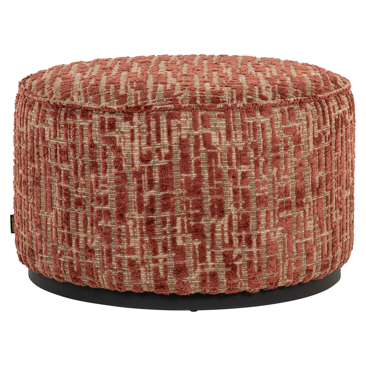 Poefs Lexie - Terra - Geweven - Richmond Interiors