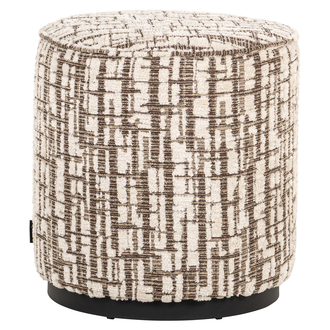 Poefs Lexie - Cream - Geweven - Richmond Interiors