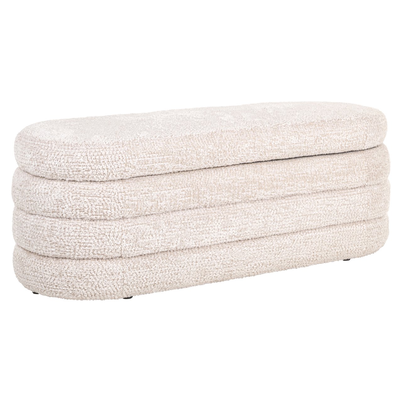 Poefs Adele - Cream - Chenille - Richmond Interiors
