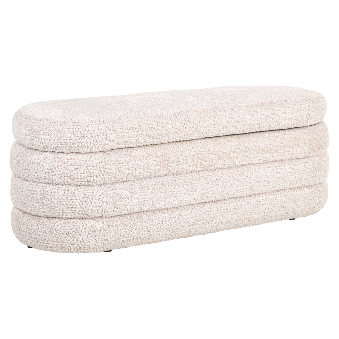 Poefs Adele - Cream - Chenille - Richmond Interiors