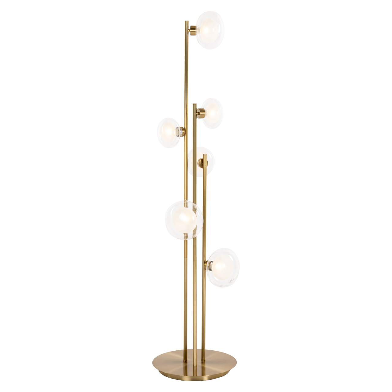 Vloerlamp Luva - Brushed Gold - Metaal - Staande lamp - Richmond Interiors