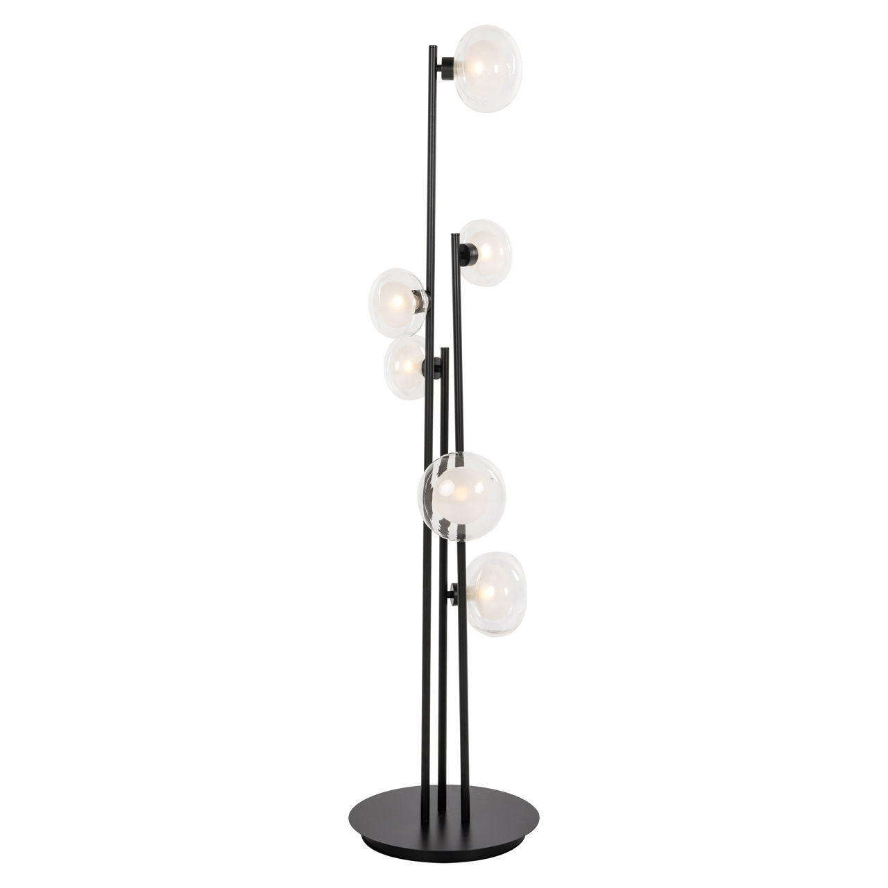 Vloerlamp Luva - Black - - Staande lamp - Richmond Interiors