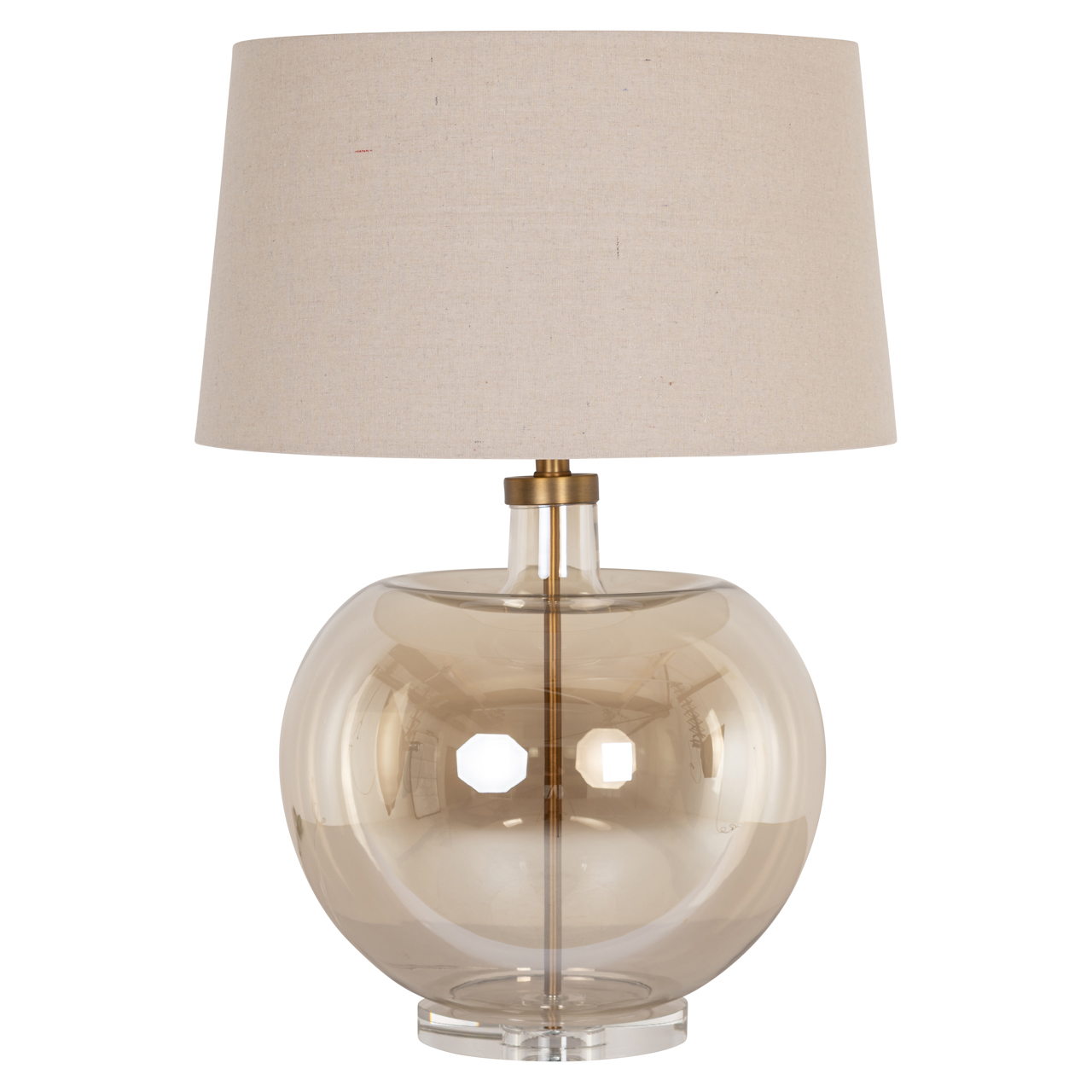 Tafellamp Jazzy - Amber - Glas - Richmond Interiors