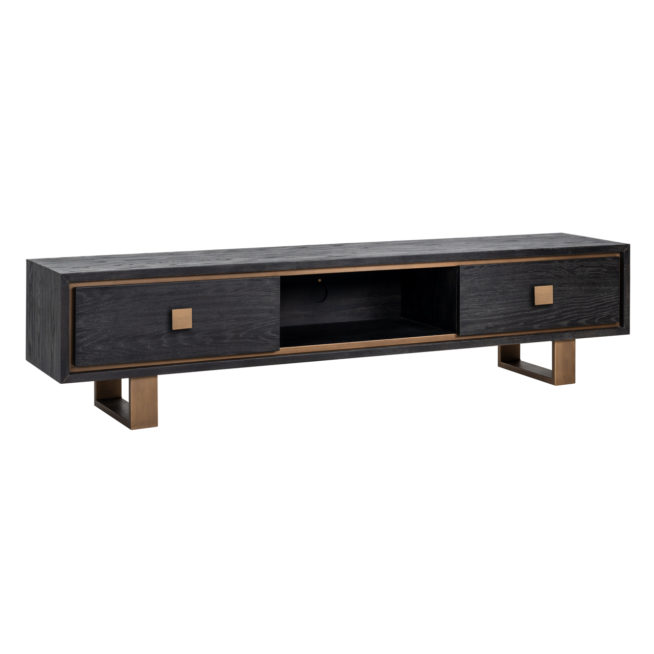 Tv-Meubels Hunter - Rustic Black - Hout - Richmond Interiors