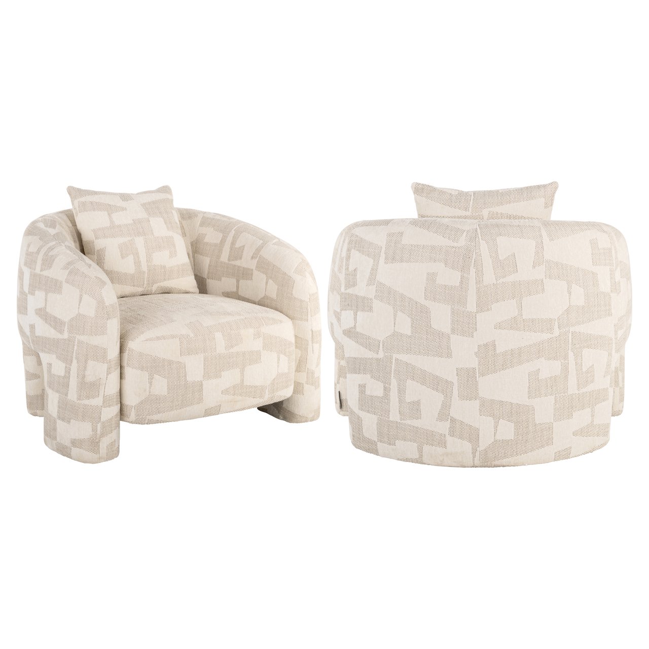Fauteuil Tuscany - Beige - Stof - Richmond Interiors