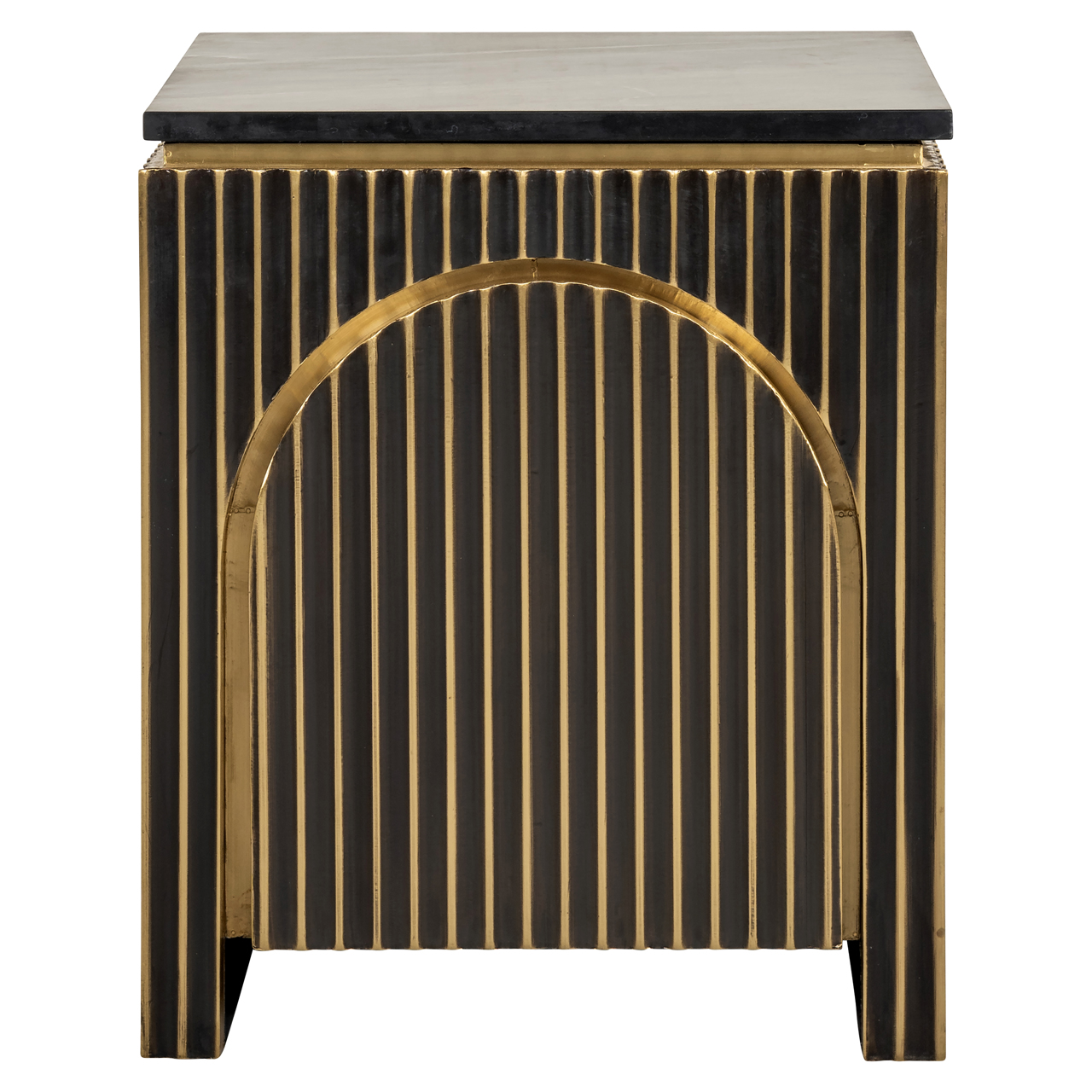 Nachtkast Les Arcs - Brushed Gold - Metaal - Richmond Interiors