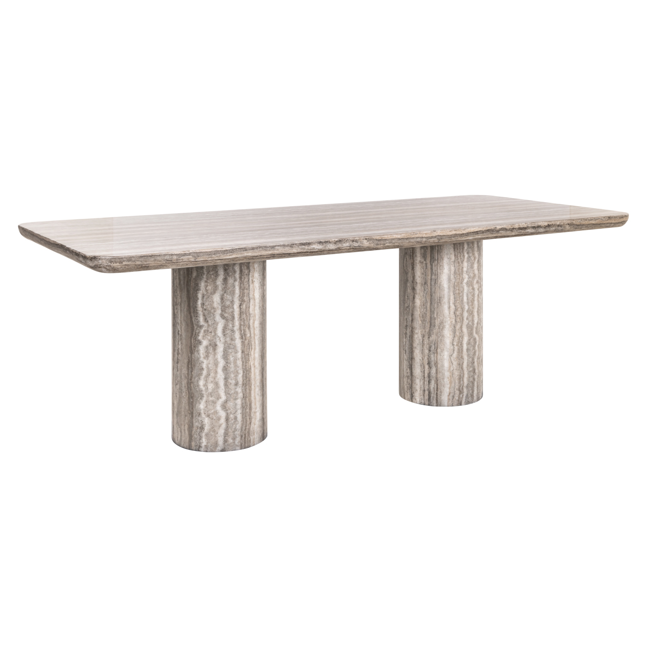Eetkamertafel Dulce - Grey - Faux Travertin - Richmond Interiors