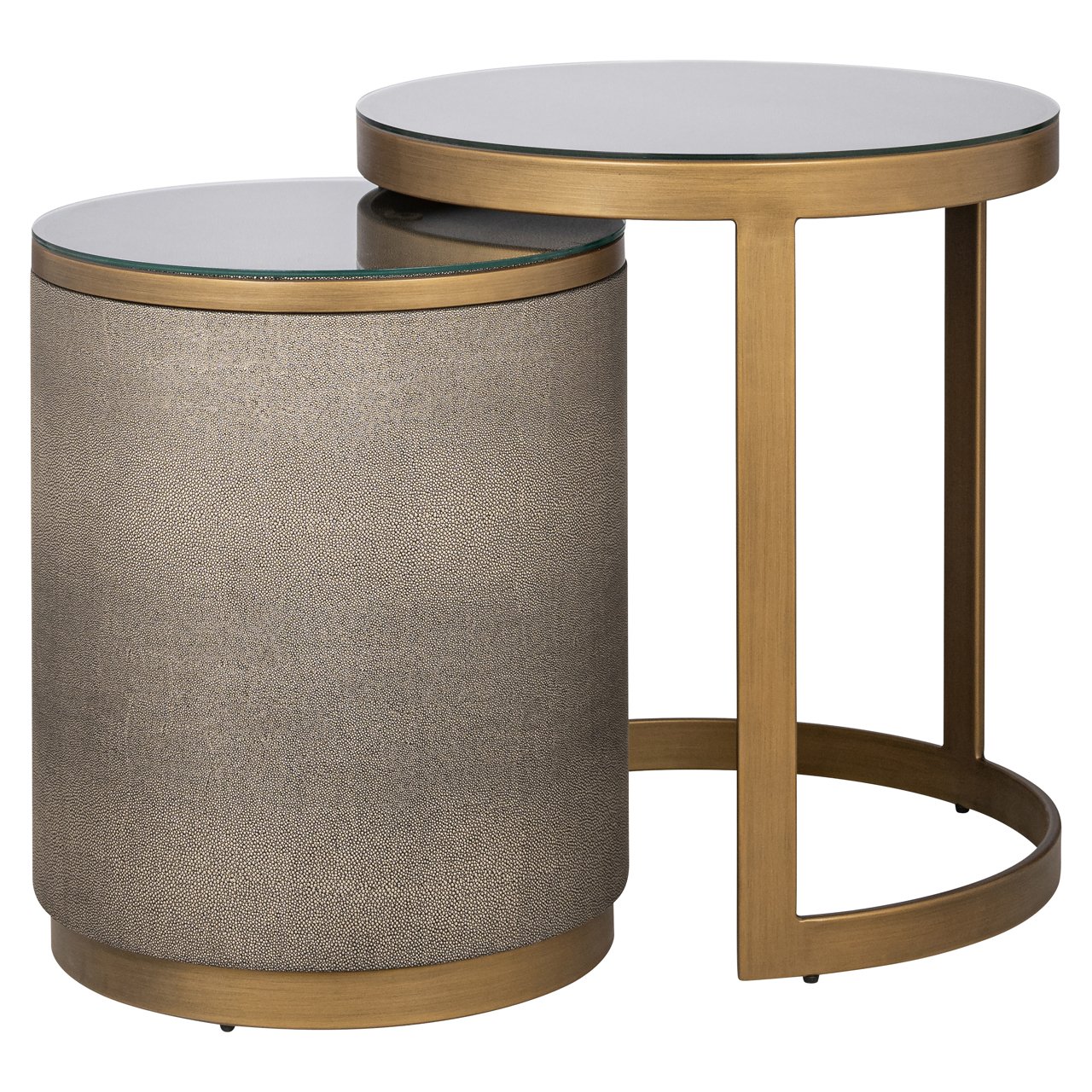 Bijzettafel Bloomville - Brass - Metaal - Richmond Interiors