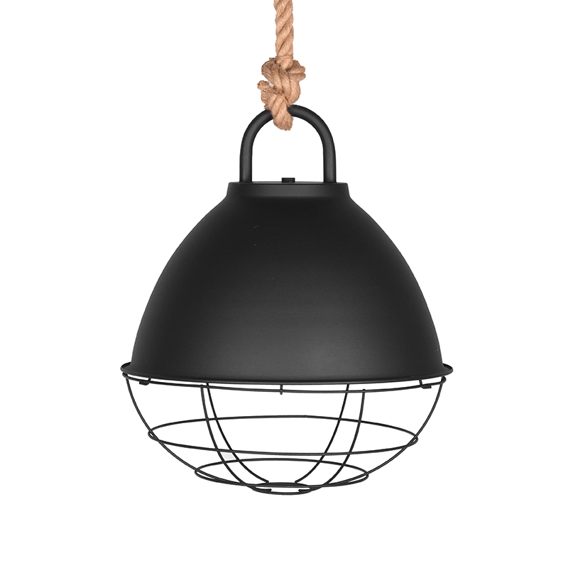 Hanglamp Korf - Zwart - Metaal - L - Modern - LABEL51