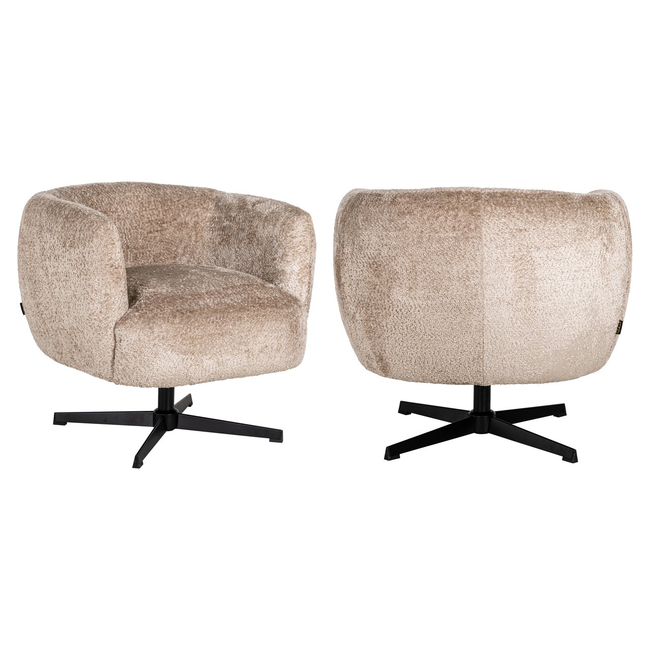 Fauteuil Estelle - Natural - Stof - Richmond Interiors