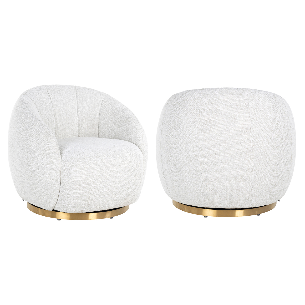 Fauteuil Jago - White - Boucle - Richmond Interiors