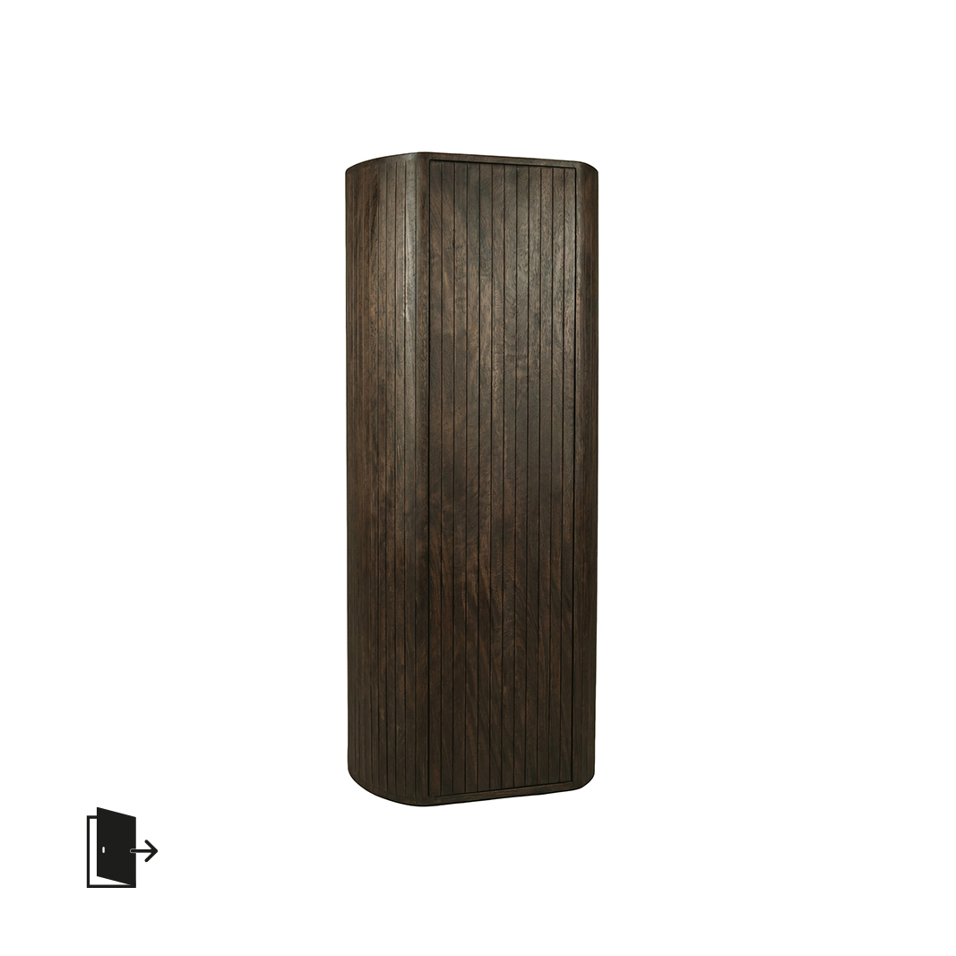 Bergkast Miya - Espresso - Mangohout - LABEL51