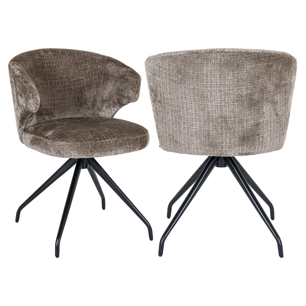 Eetkamerstoel Milly - Stone - Stof - Richmond Interiors