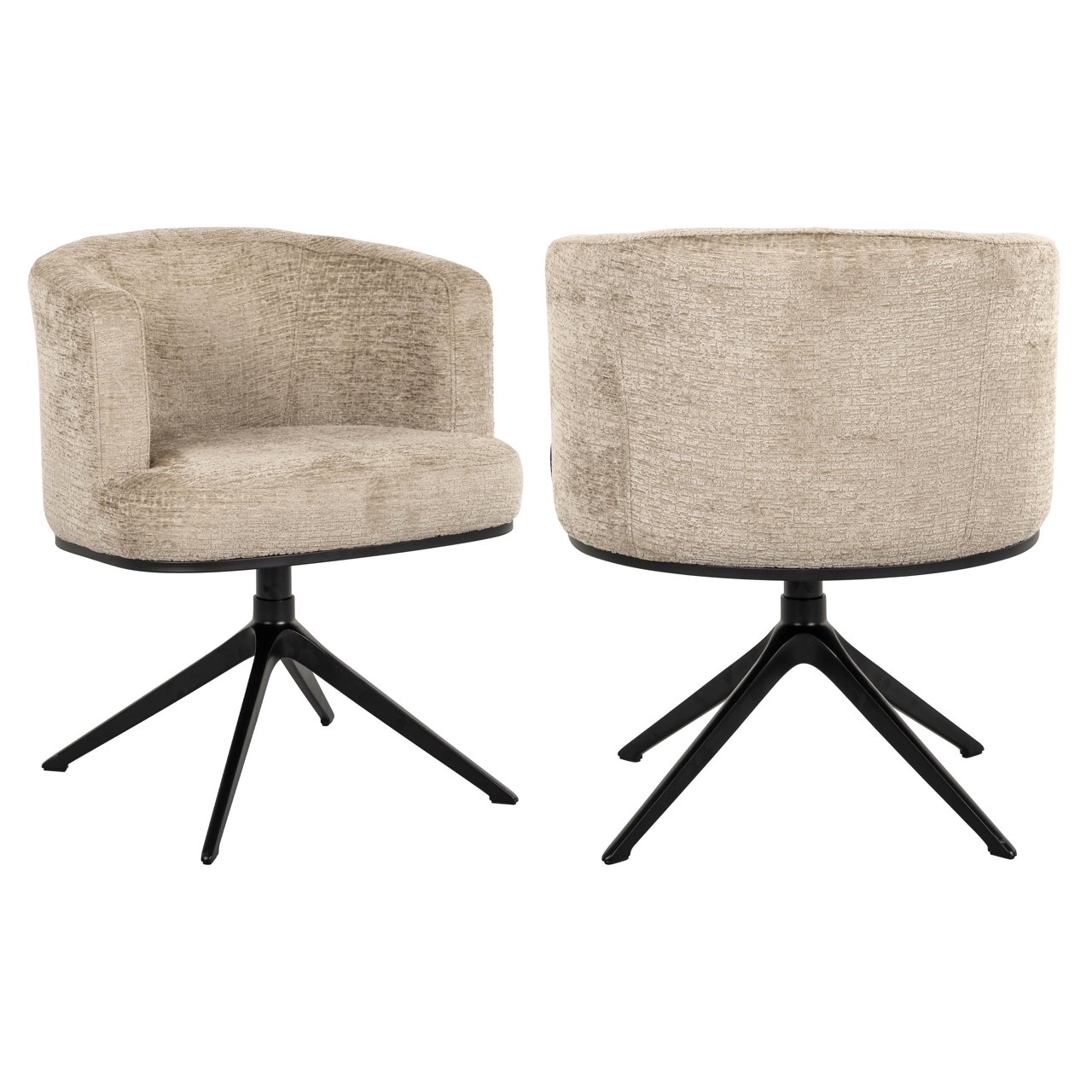 Eetkamerstoel Cheyenne - Desert - Velvet - Richmond Interiors