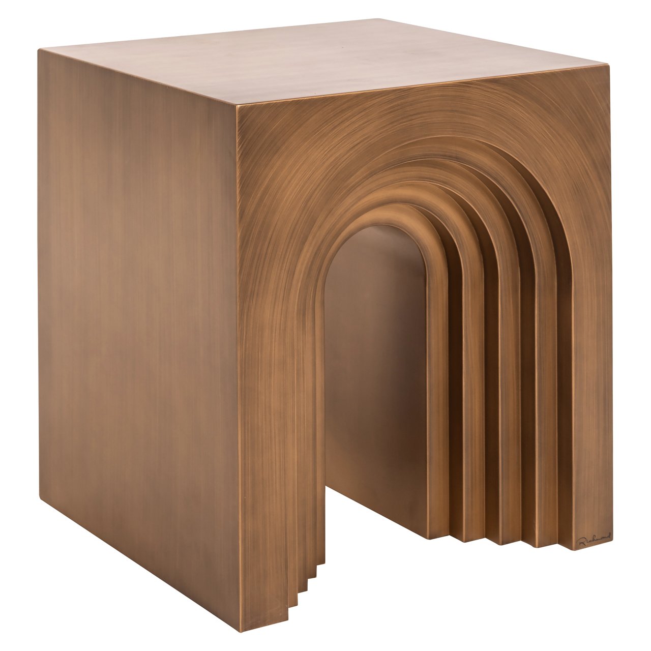 Bijzettafel Vevey - Brushed Gold - Metaal - Richmond Interiors