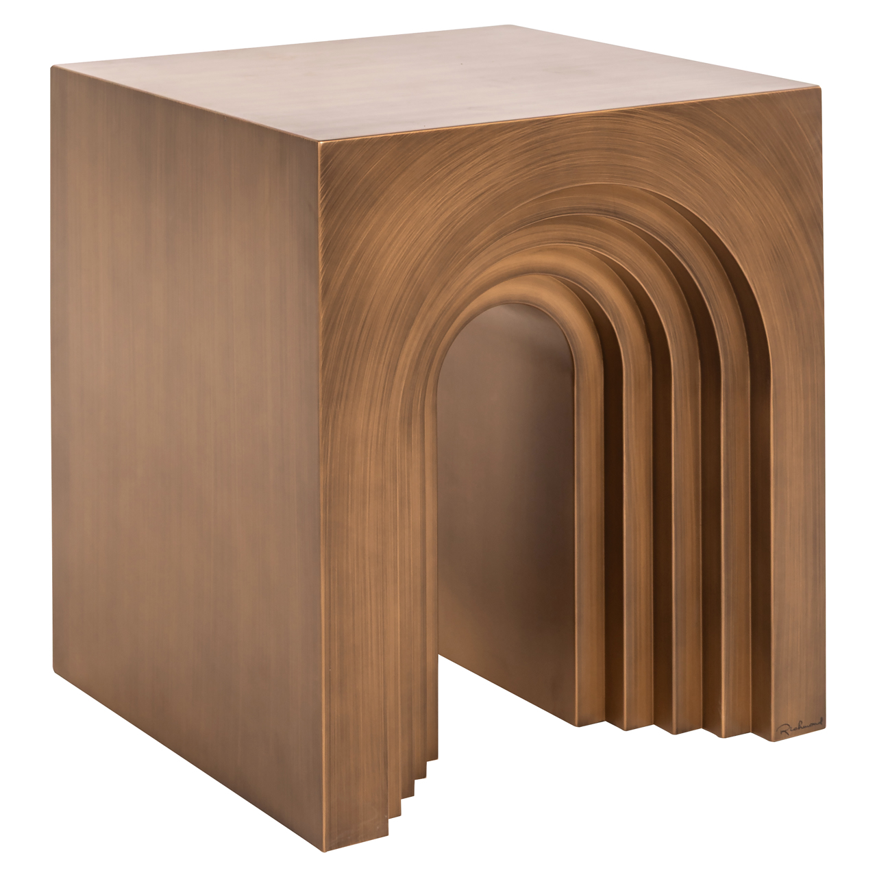 Bijzettafel Vevey - Brushed Gold - Metaal - Richmond Interiors
