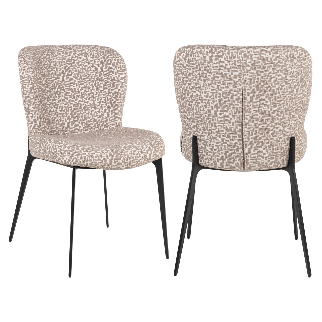 Eetkamerstoel Sergio - Natural - Stof - Richmond Interiors