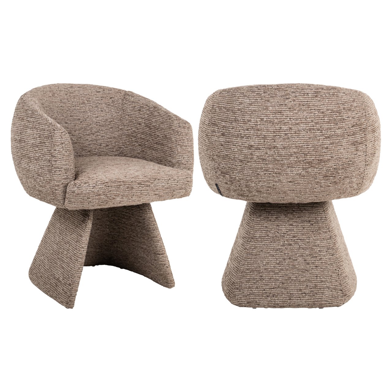 Eetkamerstoel Quiriro - Mocca - Stof - Richmond Interiors