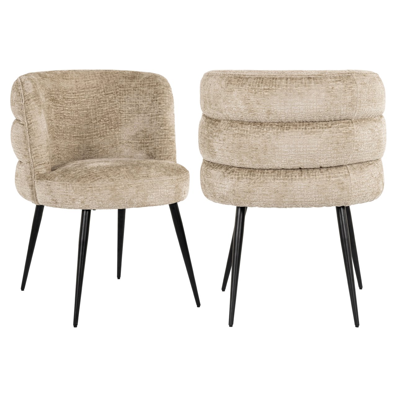 Eetkamerstoel Stella - Desert - Velvet - Richmond Interiors