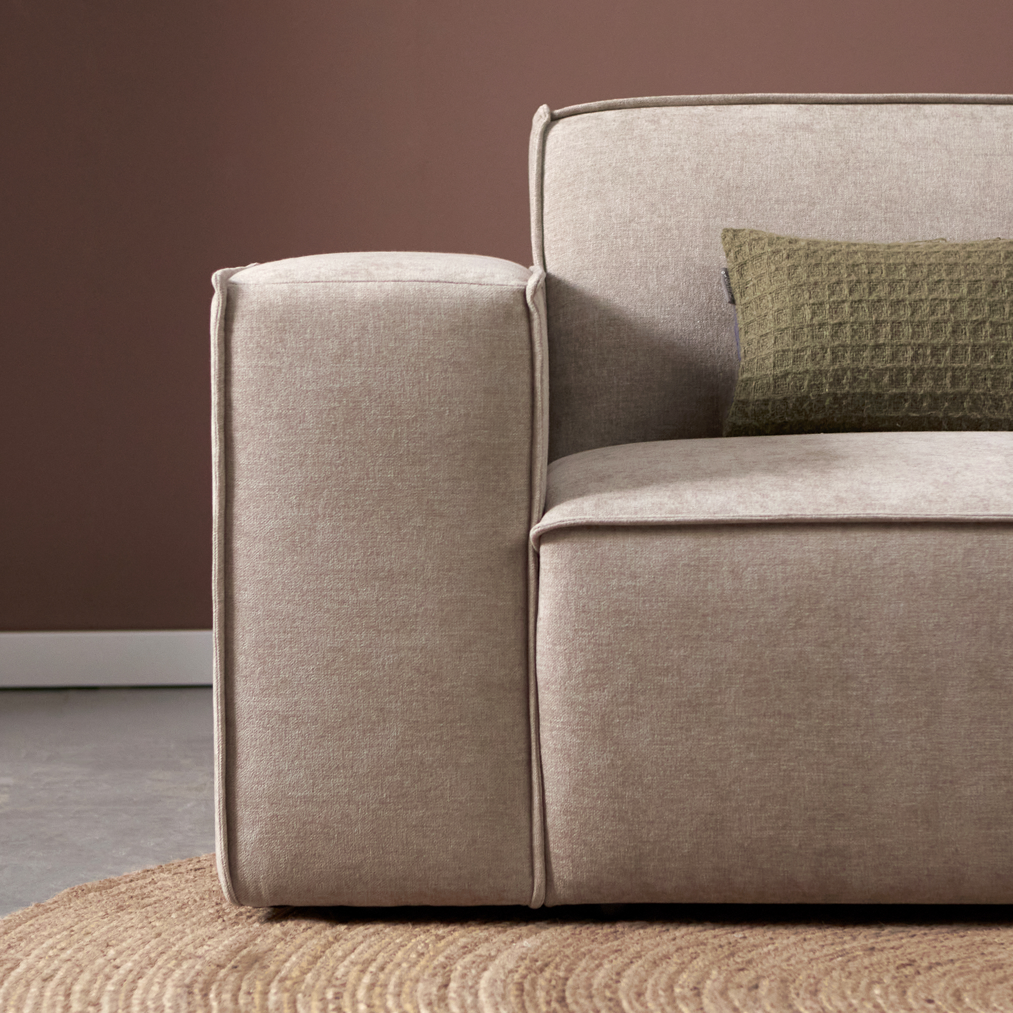 Hoekbank PLAY - Beige - Linnen - Pepp Interiors