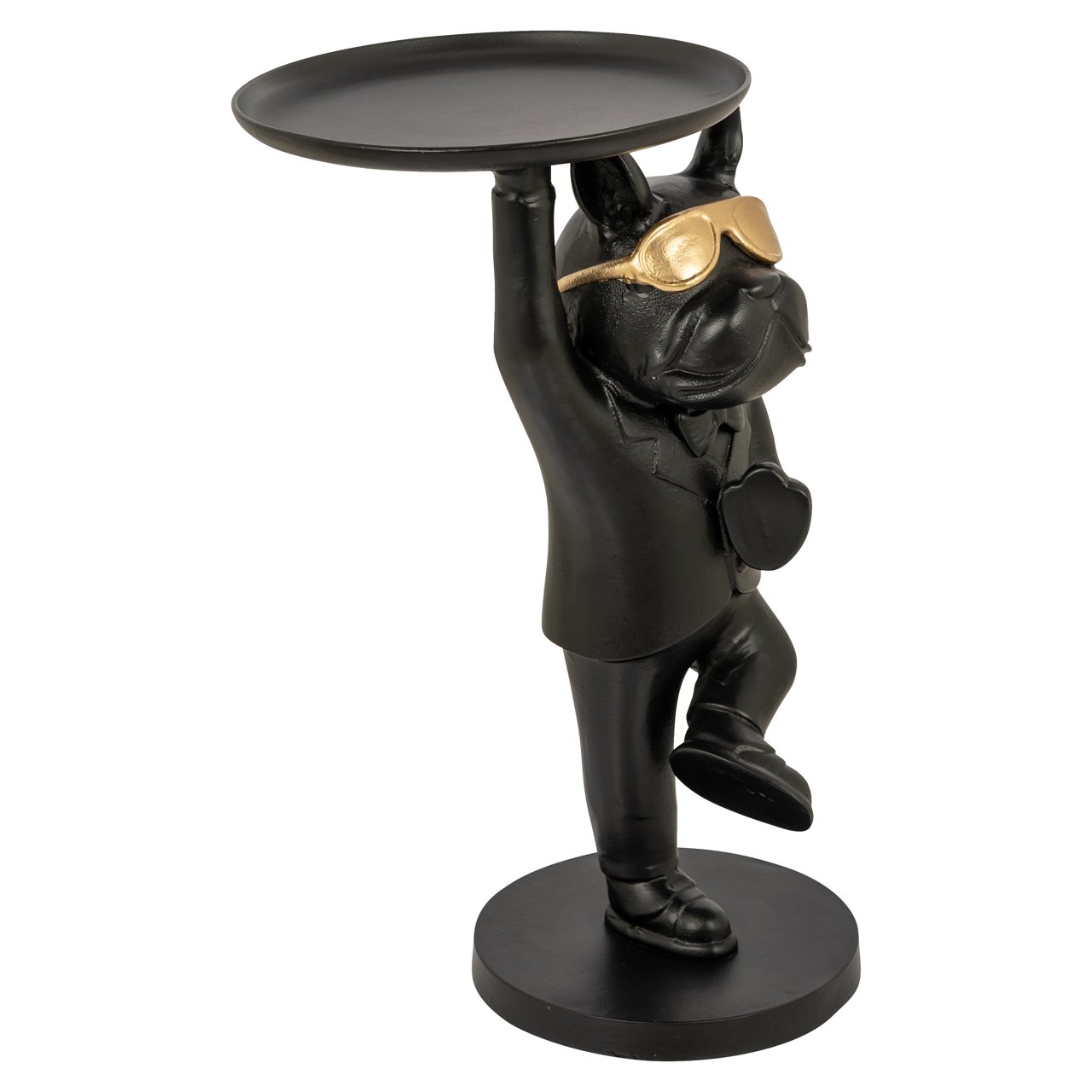 Bijzettafel Bullie - Black - Metaal - Richmond Interiors