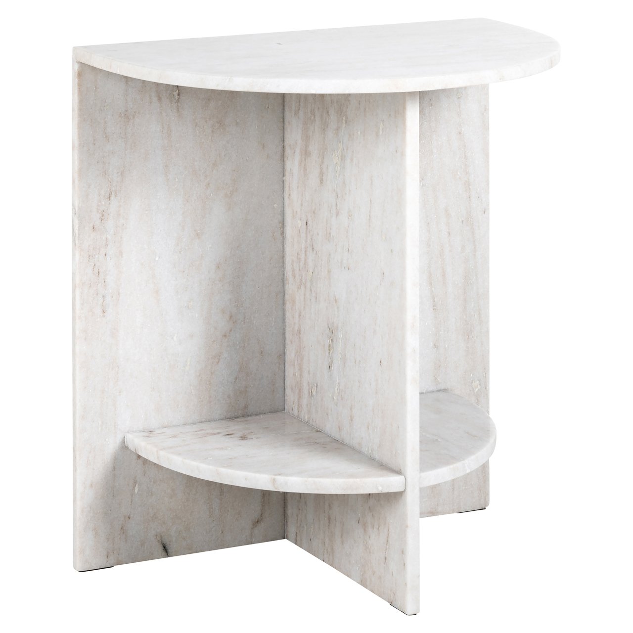 Bijzettafel Lansky - White - - Richmond Interiors