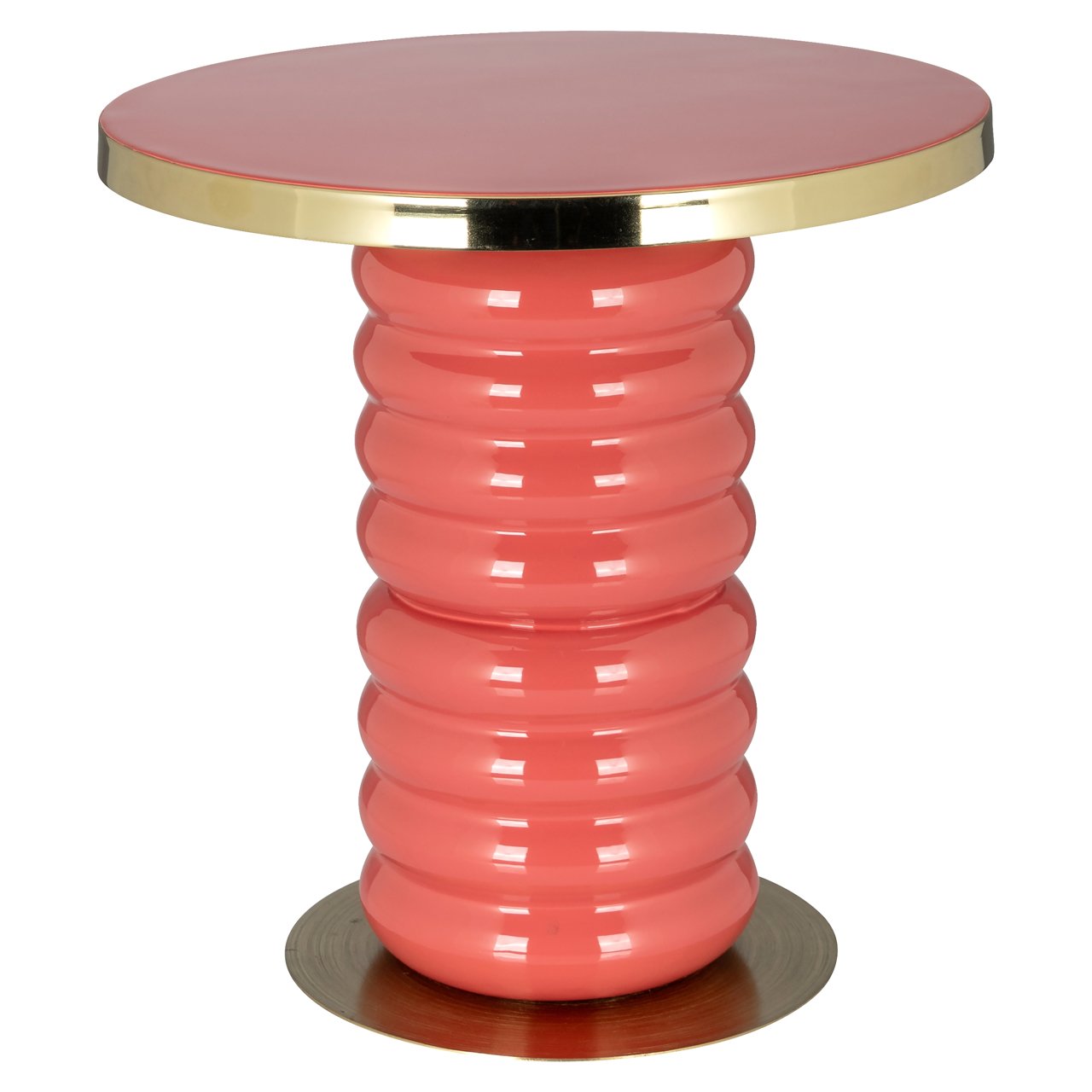 Bijzettafel Shirin - Pink - Metaal - Richmond Interiors