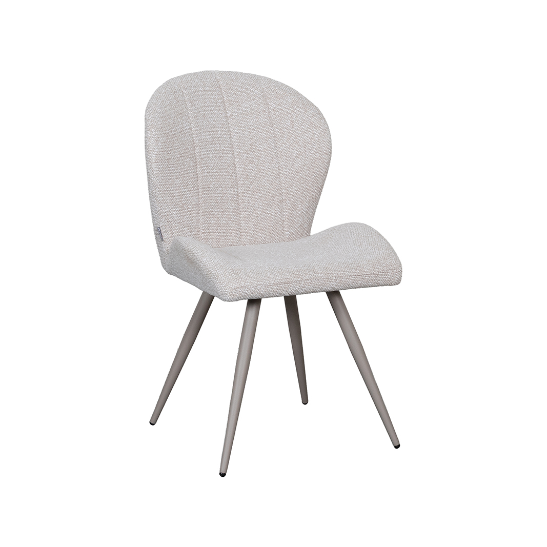 Eetkamerstoel Sil - Naturel - Royal Boucle - LABEL51