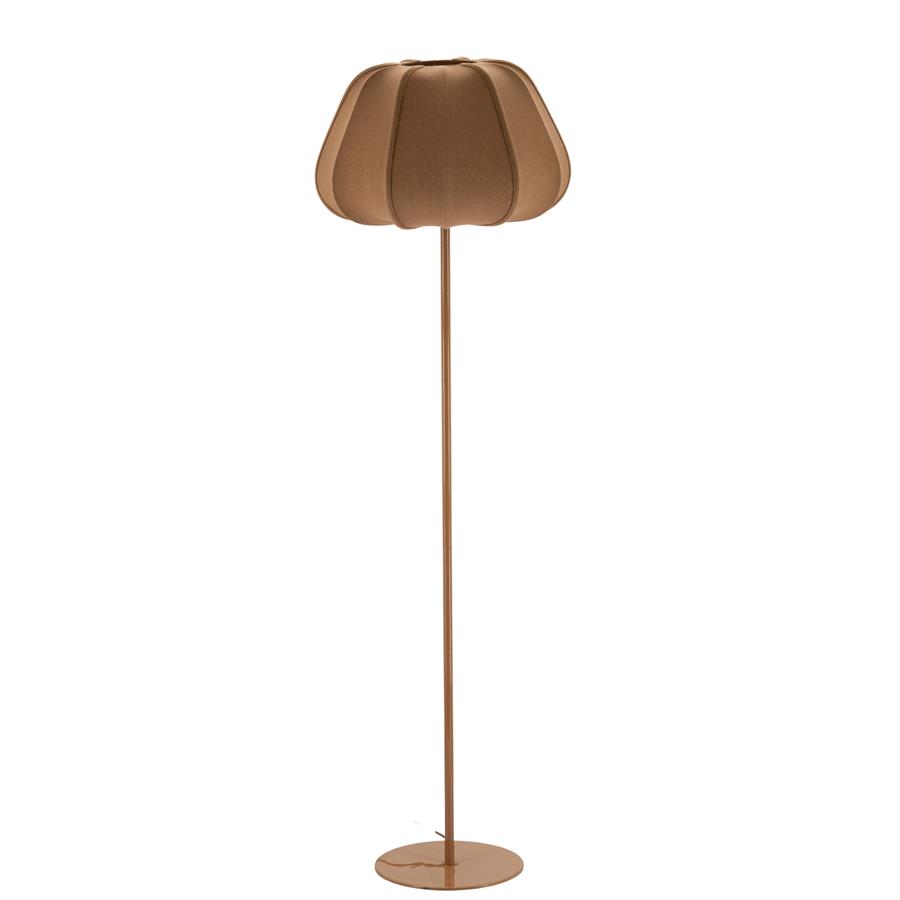 Vloerlamp Sora - Bruin - Geweven - Staande lamp - 50x50x160 cm - By Boo