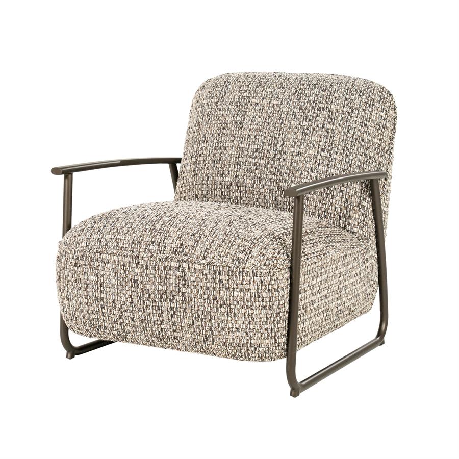 Fauteuil Norel - Zonder armleuning - Geweven - Japandi - Eleonora